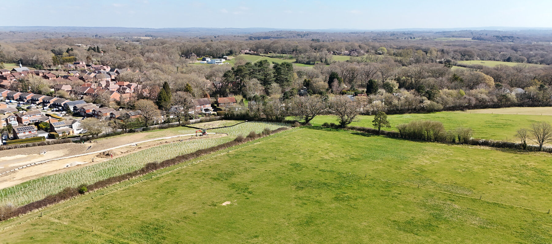 Areal view of Wivelsfield Green